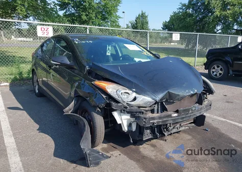 2013 Hyundai Elantra Gls from USA, damaged, VIN 5NPDH4AE1DH275204